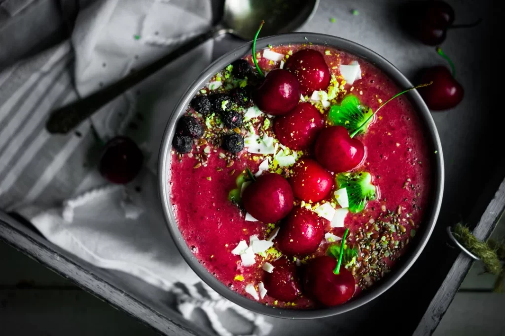 The Cherry-Berry Probiotic Smoothie