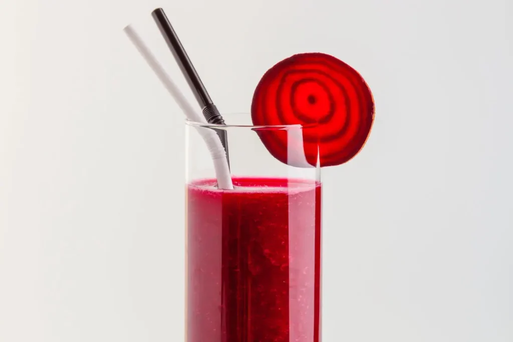 Beet juice. 